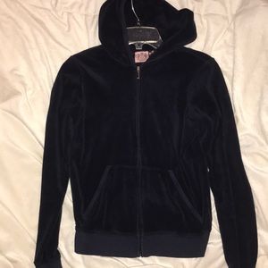 Navy juicy couture zip up